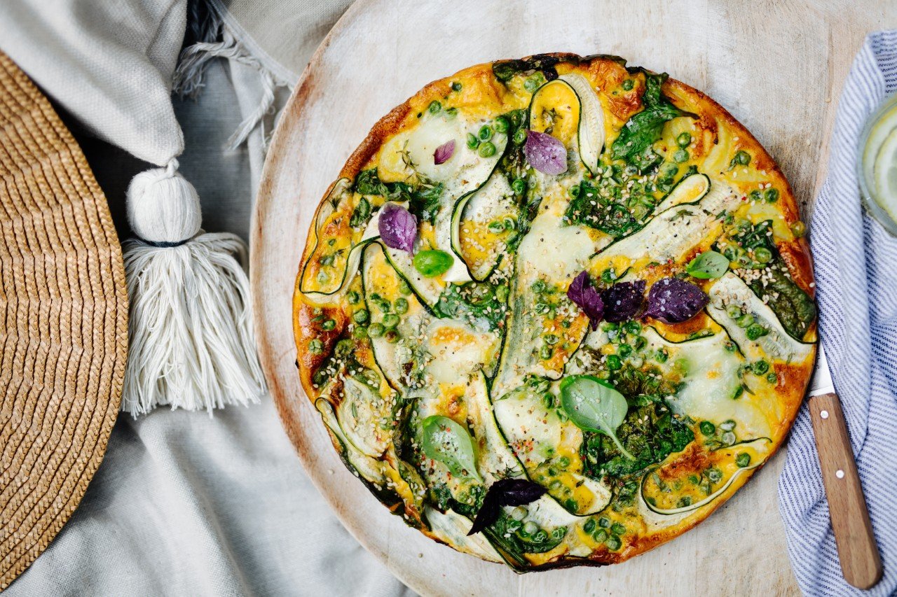 Spinat Frittata Mit Kartoffeln Zucchini Rezept SPAR Mahlzeit