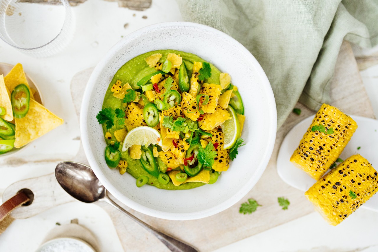 Mais-Salat mit Avocado-Creme » Rezept | SPAR Mahlzeit!