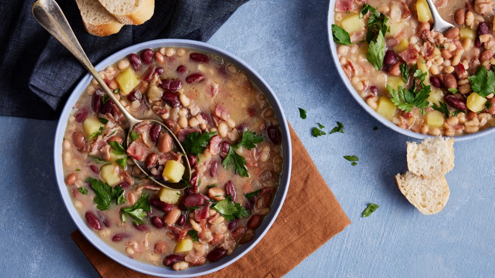 Bohneneintopf Mit Speck Rezept Spar Mahlzeit